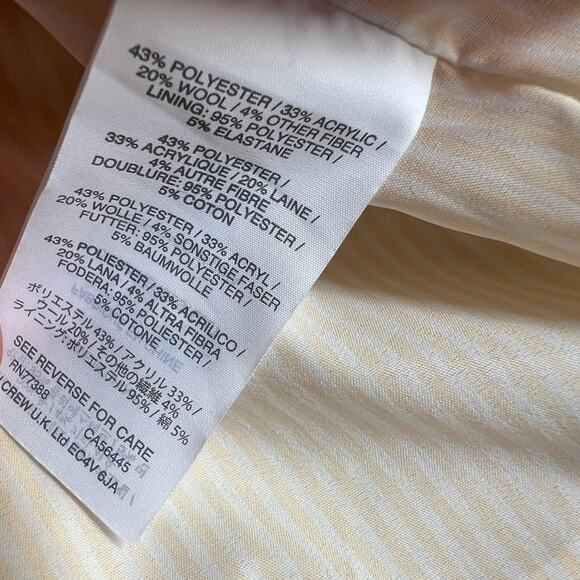 J.Crew Metallic Tweed Blazer Jacket in Off White - Size 10 ** - Picture 14 of 15